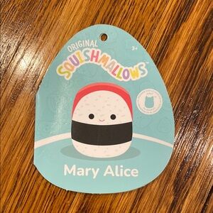 Squishmallows Tag - Mary Alice the Tuna Roll   squishmallow plush toy toys kids